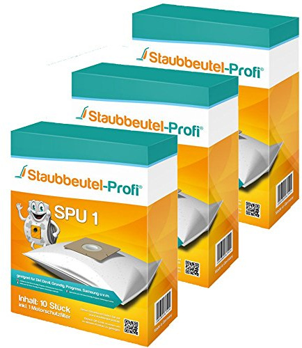Staubsaugerbeutel geeignet für Fakir premium Power TS 710, TS 720, TS 121 (30 Staubbeutel)