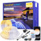 TENDIST Led Strip 40M Aussenbereich Warmweiss Bis Kaltweiß Dimmbar, IP67 Wasserdicht Led Streifen Alexa Kompatibel Wifi App und fernbedienung, 24V Outdoor Led Band Selbstklebend für Garten, Küche