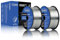 HARUKIKU Filo Anima Flux 1.0mm 2x1KG - Doppia Bobina E71T-GS per Saldatrice MIG, Kit Saldatura Semiautomatica (2 Confezionee)