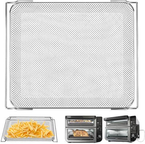 GCQFZ Pièces de rechange intelligentes pour four Ninja DCT451 12 en 1, 33 × 32,6 cm en acier grille-pain grille pour four intelligent Ninja DCT601 DCT651 DCT401 DCT402BK