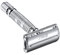 TOVINANNA manueller Rasierer zweischneidige Rasierklingen Bart Conditioner Bausatz Reiserasierer Rasierapparat on shave razor herrenrasierer manueller Bartrasierer Bart Rasiermesser Silver