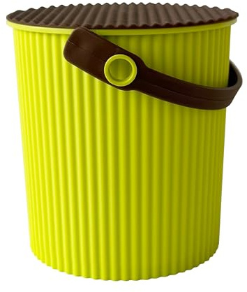 Yawata Kasei Celtevier Mini-Eimer, kleine Aufbewahrungsbox, Omni UTI Baby, lebendiges Grün, 12 x 11,2 x 11,7 cm, 0,7 l, sceltevie Omnioutil Baby, lebendig, hergestellt in Japan