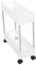 PartyKindom 1pc Multifunctional Kitchen Trolley Rack with Wheels Portable Storage Cart for Bathroom Living and Kitchen Lightweight Easy to Move Space Saving for Clutter Living