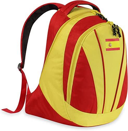 Gear Up Fan Rucksack mit Länderflagge Farbe Spanien