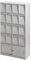 eurokraft | pro | Klappenschrank | mit 16 Klappen und Schiebetürschrank | HxBxT 1864 x 1000 x 420 mm