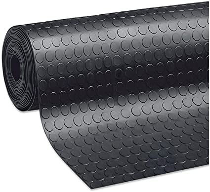 ferramenta beltrami Pavimento PVC BULLONATO COPRIPAVIMENTO 1MTX5MT Nero-Rotolo