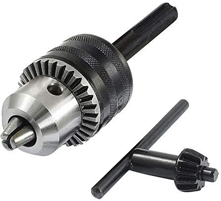 Gasea 1.5mm - 10mm Capacity 3/8-24UNF Key Drill Chuck Adapter Convert with SDS-Plus Shank