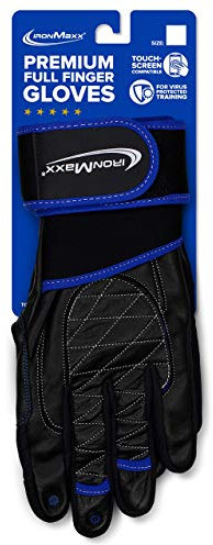 IronMaxx Premium Vollfinger Handschuhe Größe L/XL, 1 Paar (1er Pack) | Touchscreenfähig | Trainings-Handschuhe | Sport-Handschuhe | Fullfinger Training Gloves