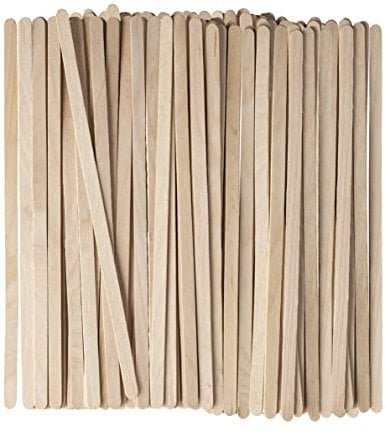 GUSTO [1000 unidades] Agitadores de café de madera de 7.5 pulgadas, varillas de madera biodegradables, amigables con el medio ambiente para café y cócteles (paquete anteriormente cómodo)