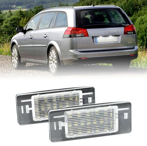Canbus LED-Kennzeichenbeleuchtung für O/Pel Vectra C Kombi 2002–2008 Caravan, 2 Stück