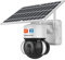 INQMEGAPRO Cámara de Vigilancia WiFi Exterior con Solar Panel 5W y Batería 12000Amh, Visión Nocturna, Audio Bidireccional, Detección de Movimiento PIR, Tuya y Smart Life Camera (Blanco)