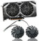 Dotodo Ventilateur de refroidissement 87 mm PLD09210S12HH RX5600 RX5700 pour carte graphique MSI RADEON RX 5600 5700 XT MECH OC