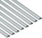 D-Line 1D3015A/8 Mini Kabelkanal Selbstklebender, Halbrunde Kabelführungen, Kabelleiste - 8x 30mm (B) x 15mm (H) x 1-Meter Längen - Aluminium-Effekt