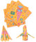 YOLOUP 40 PCS Schulanfang Servietten Einschulung Tisch Deko Papierservietten Zuckertüten Serviette für Mädchen & Junge Erster Schultag Schulanfang Dekoration ABC Papiertüchern Brotdosen Zubehör