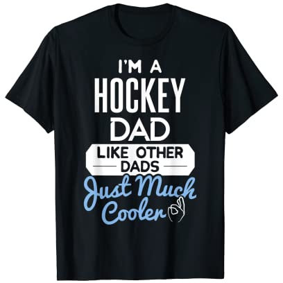 Cooles Vatertagsdesign Hockey Dad T-Shirt