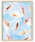 Haus and Hues Gerahmte Strand-Wanddekoration – Aquarell-Strand-Bilder, Wandkunst, Surfbrett-Poster, Surf-Strand-Szene, Kunstwerk für Wohnzimmer, Strandzimmer, 30.5x40.6 cm, Beige
