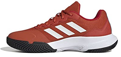 Adidas Herren Gamecourt 2.0 Tennis Shoes Tennisschuhe, Preloved Red/Cloud White/Blue, 44 2/3 EU