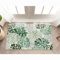 Wonnitar Tropical 2x3 Small Bathroom Rug, Washable Green Leaf Bath Mat, Non-Slip Cute Monstera Kitchen Sink Throw Rug, Low Pile Non-Shedding Floor Carpet for Bedside Dorm Doormat Decor