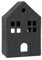 Villeroy & Boch - Black Xmas Windlicht Haus, 12x7x19 cm, Weihnachtsdekoration aus Metall, Schwarz