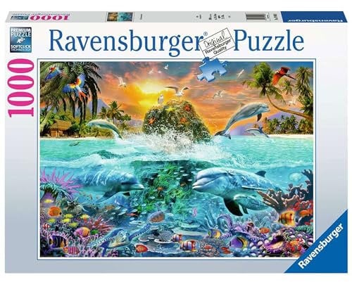 Ravensburger Underwater Island 1000 Piece Jigsaw Puzzles for Adults and Kids Age 12 Years Up