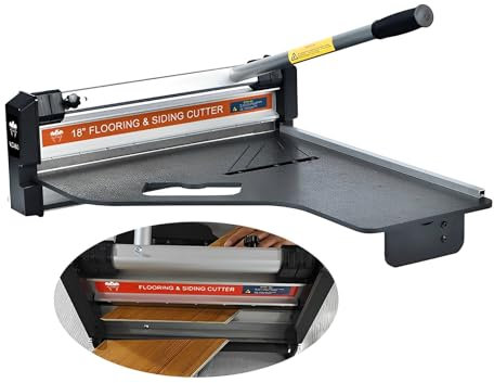 45,7 cm Bodenschneider, 12 mm Laminatbodenschneider-Set für Laminat, Hartholz, Verkleidungen, LVT, VCT, SPC, LVP, WPC und Vinyldielen