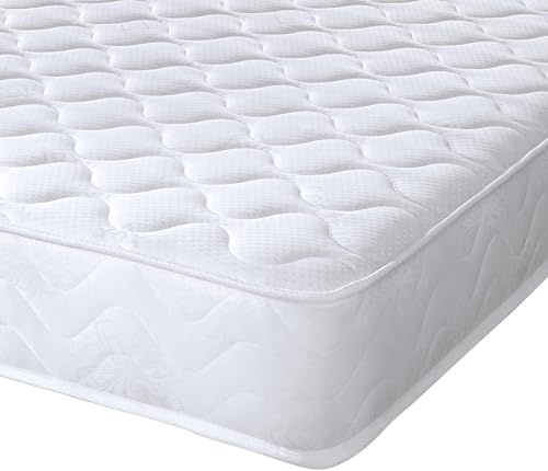 eXtreme comfort ltd Flame Essentials Schaumstofffreie und Taschenfederkern-Matratze, 135 x 190 cm, Fester Stützschaum, maximaler Wert, Vollschaumstoff, 14 cm tief, hergestellt in Großbritannien