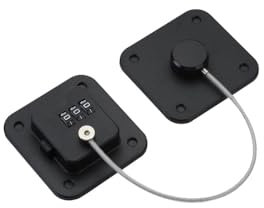 Password Fridge Lock Safety Refrigerator Lock Adults Safety Fridge Lock, Cupboard Lock with Strong Adhesive for Drawer Fridge Freezer Cupboard Black