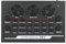 XRPOUXMTE Carte Son USB V8II Live BT Accompagnement Audio Mixeur avec Effets sonores Diffusion Enregistrement Réseau Chant sur Téléphones Ordinateur Portable