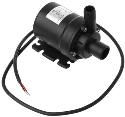 LIYIANWAN tianwandong Bomba de Agua 800L/H 5m DC12V 24V Calentador de Agua Solar Motor sin escobillas circulación componente electrónico Fuente de jardín al Aire Libre(12V 19W)