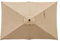 Générique Remplacement Toile Parasol - Toile De Remplacement pour Parasol De Terrasse 2X | Protection UV Accessoires Jardin Robuste pour Piscine Terrasse Et Marché