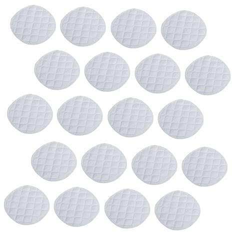 20 Pezzi Coppette Assorbilatte Lavabili per Assorbenti per Allattamento Impermeabili e Riutilizzabili per Mamme