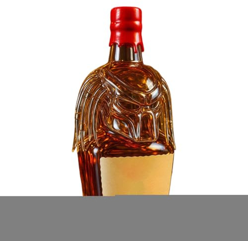 Renchey Botella De Whisky | Decantadores De Alcohol De 300ml - Tapa Hermética Recipiente Vacío Para Bebidas Vino Reuniones Exposición Comercial