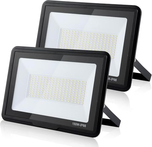 treoir LED Strahler für Außenbereich (2, 3000, Kelvin, 150, Watt) | Außenbeleuchtung, LED-Technologie