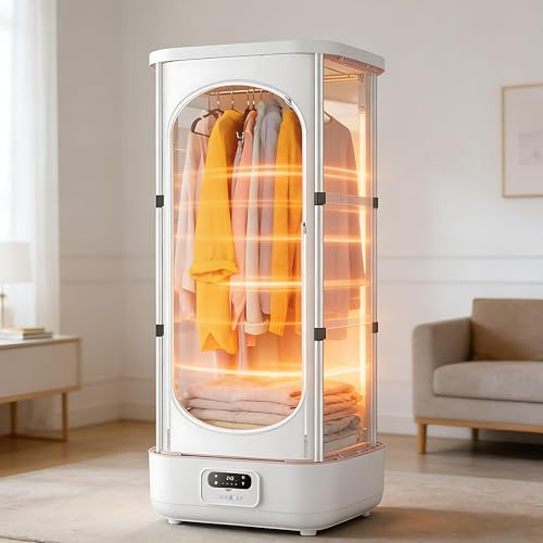 RoyceBee Máquina de Planchado a Vapor Automática Plancha Ropa Vertical Máquina de Planchar y Plegar Automática 900W con Secado Inteligente y Función Vapor para Planchado Completo Sin Arrugas