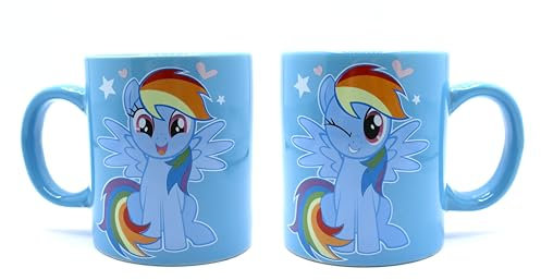 Joy Toy 95771 - Rainbow Dash Keramiktasse 320 ml in Geschenkpackung, 12 x 9 x 10 cm