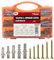 Brackit 206 Piece Drywall Plugs & Anchors Set – Heavy Duty Chipboard Screws Assortment Kit inc. Countersunk Pozi Drive Head Wood Screws – For Repairing, Drilling, Mounting, Building, Furniture and DIY