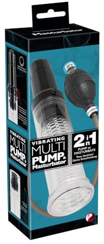 You2Toys Vibrating Multi Bombear y masturbarse Transparente 33,7 cm
