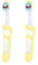 MAM Baby'S Brush Spazzolino Denti Neonato in Set da 2, Spazzolini per Neonati con Anello di Sicurezza, Impugnatura Corta Specifica per Denti da Latte, 6+ Mesi, Neutro