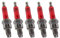 AISEN 5x Zündkerze A7TC 3 Elektrode für China Roller Quad Kart GY6 50cc 125cc 150cc