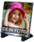 FuerDich24 Schiefer mit Foto | Schiefertafel Schieferplatte mit Foto Bedrucken Lassen | Personalisiert Schiefertafel (15x15cm)