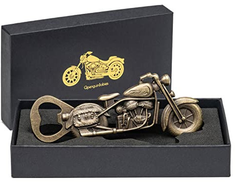 Motorrad Bier Geschenke für Männer, Vintage Motorrad Flaschenöffner, Vatertagsgeschenk, Geburtstagsgeschenk für ihn, Vater, Ehemann, Opa, Freund