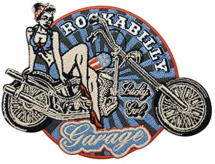 Finally Home Retro Rockabilly 80er Biker Patch zum Aufbügeln | Vintage Motorrad Kutte Patches, Usa Amerika Rückenaufnäher, Motorradjacke Rückenpatch, Old School Aufnäher für Lederwesten