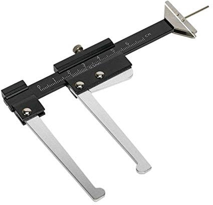 U-K Disc Brake Disc Thickness Caliper 0-60mm Measuring Gauge Micrometer Measuring Tool Durable Useful and Practical Nice Design Practical Design and Durable