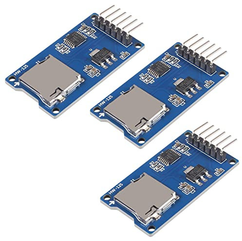 AOICRIE 3 x Set SPI Reader Micro Speicher SD TF Karte Memory Card Shield Modul kompatibel mit for Arduino (3 PCS)