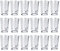 GRÄWE Trinkgläser Set, 18er Set, Wassergläser 200 ml, Longdrinkgläser, spülmaschinengeeignet, Saftgläser, Trinkgläser gemustert, Gläser für Cocktails