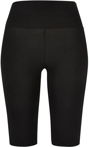 Urban Classics Damen Radlerhose Ladies Organic Stretch Jersey Cycle Shorts, Farbe Black, Größe 4XL