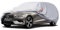 GUNHYI 6 Couches Bâche Voiture Respirante et Étanche, Housse Voiture Exterieur Contre Pluie Soleil Poussière, Compatible avec Volvo V60, A4 Avant, VW Passat Estate etc, pour Wagon. (450-485 cm)