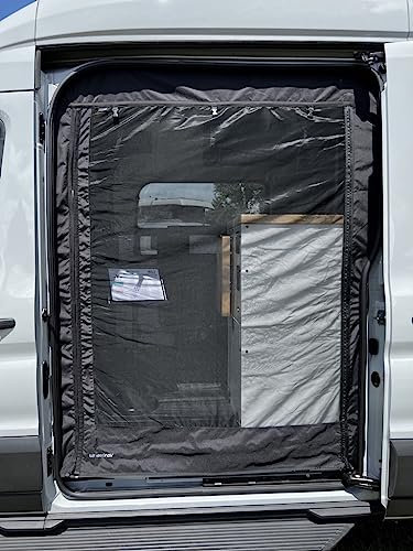 VanEssential Bug Screen Designed for Ford Transit Sliding Door HIGH/Medium ROOF (Right Hand - UK/AUS/NZ) - Magnetic Closure