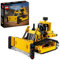 LEGO Technic Schwerlast Bulldozer, Spielzeug-Planierraupe zum Bauen, Ergänze Deine Baustelle, Konstruktionsspielzeug für Kinder, Technik-Geschenk für Jungs und Mädchen ab 7 Jahren 42163
