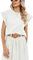 Famulily Womens White Vest Tops Ladies Cap Sleeve Round Neck Baggy Tank Tops Summer Tee Shirts (XL, White)